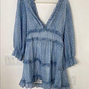 Blue summer dress M